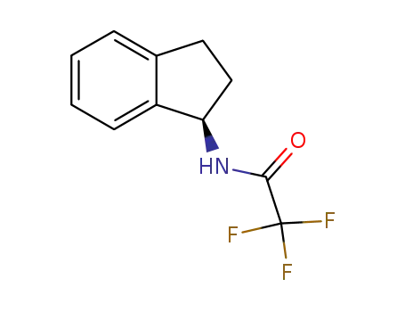 Molecular Structure of 155666-94-7 (N-trifluoroacetyl-(R)-1-aminoindan)