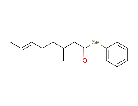 Molecular Structure of 115033-76-6 (Se-phenyl 3,7-dimethyloct-6-eneselenoate)