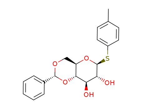 D-Glucopyranoside, 4-methylphenyl 4,6-O-[(R)-phenylmethylene]-1-thio-