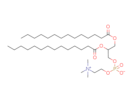 18656-38-7,1,2-DIMYRISTOYL-RAC-GLYCERO-3-PHOSPHOCHOLINE,3,5,9-Trioxa-4-phosphatricosan-1-aminium,4-hydroxy-N,N,N-trimethyl-10-oxo-7-[(1-oxotetradecyl)oxy]-, inner salt,4-oxide, (?à)-;Choline, hydroxide,dihydrogen phosphate, inner salt, ester with 1,2-dimyristin, DL- (8CI);Choline, phosphate, ester with DL-1,2-dimyristin (6CI);Myristin, 1,2-di-,dihydrogen phosphate, monoester with choline hydroxide, inner salt, DL- (8CI);1,2-Dimyristoyl-3-lecithin;1,2-Dimyristoyl-DL-phosphatidylcholine;1,2-Dimyristoylglycerol-3-phosphorylcholine;1,2-Dimyristoyllecithin;1,2-Ditetradecanoylphosphatidylcholine;1,2-Ditetradecyl-rac-glycero-3-phosphocholine;1,2-rac-Dimyristoylglycero-3-phosphocholine;Choline, hydroxide, dihydrogenphosphate, inner salt, ester with 1,2-dimyristin;Coatsome MC-4040;DL-Dimyristoyllecithin;DL-a-Dimyristoylglycerophosphocholine;DL-b,g-Dimyristoyl-a-lecithin;Dimyristoyl glycerophosphocholine;Dimyristoyl-DL-a-phosphatidylcholine;Dimyristoyl-a-lecithin;Dimyristoyllecithin;Ditetradecanoylglycerophosphorylcholine;Ditetradecanoylphosphatidylcholine;