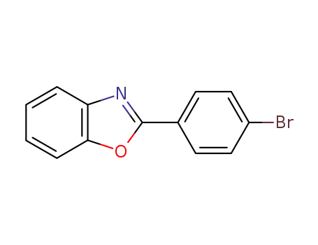 Molecular Structure of 3164-13-4 (2-(4-BROMO-PHENYL)-BENZOOXAZOLE)