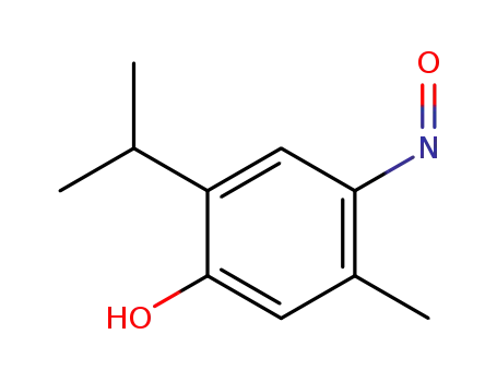 Molecular Structure of 2364-54-7 (6-NITROSOTHYMOL)