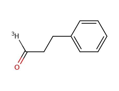Molecular Structure of 133946-40-4 (<1-3H>-3-phenylpropanal)