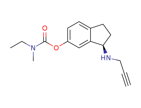 N-Propargyl-(3R)-aminoindan-5-yl) ethyl methyl carbamate