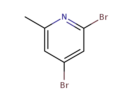 Molecular Structure of 79055-52-0 (2,4-DIBROMO-6-METHYLPYRIDINE)