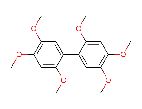 Molecular Structure of 1702-67-6 (2,2',4,4',5,5'-hexamethoxybiphenyl)