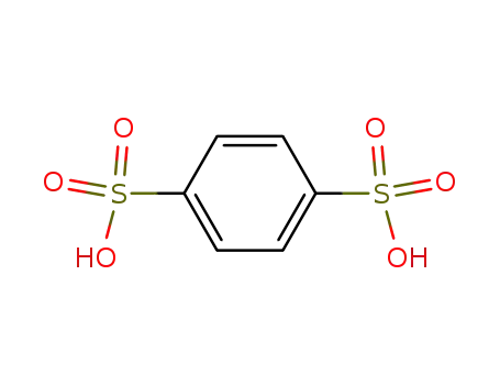 Molecular Structure of 31375-02-7 (benzene-1,4-disulfonic acid)