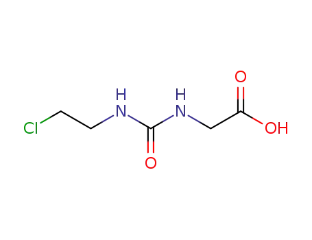 Molecular Structure of 87219-18-9 (N-[(2-chloroethyl)carbamoyl]glycine)
