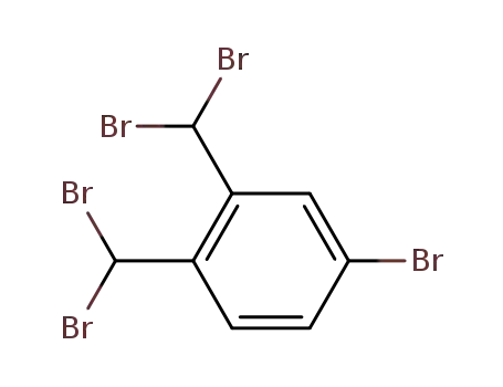 Molecular Structure of 4235-46-5 (4-BROMO-1,2-BIS-DIBROMOMETHYL-BENZENE)