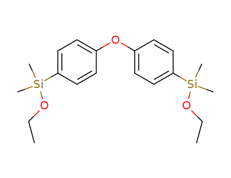 Molecular Structure of 2097-04-3 (Silane, (oxydi-4,1-phenylene)bis[ethoxydimethyl-)