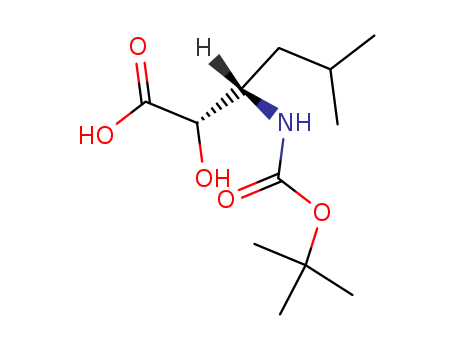 Hexanoic acid,3-[[(1,1-dimethylethoxy)carbonyl]amino]-2-hydroxy-5-methyl-, (2S,3R)-