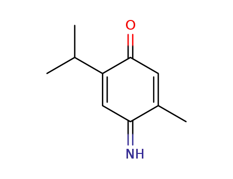 Molecular Structure of 861558-89-6 (3-p-Toluquinonimine,  6-isopropyl-  (2CI))