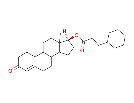 Molecular Structure of 2034-94-8 (testosterone 3-cyclohexylpropionate)