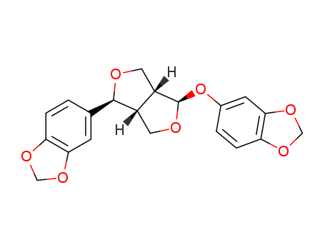 5-[(1S,3aR,4R,6aR)-4-(1,3-Benzodioxol-5-yloxy)tetrahydro-1H,3H-furo[3,4-c]furan-1-yl]-1,3-benzodioxole