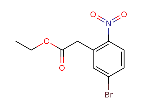 Molecular Structure of 870274-21-8 (ethyl 2-(5-bromo-2-nitrophenyl)acetate)
