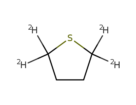 Molecular Structure of 31081-24-0 (TETRAHYDROTHIOPHENE-2,2,5,5-D4)
