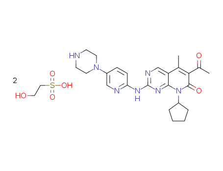 827022-33-3,PD0332991 Isethionate,Palbociclib isethionate