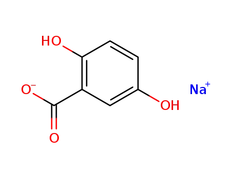 Molecular Structure of 4955-90-2 (Sodium gentisate)