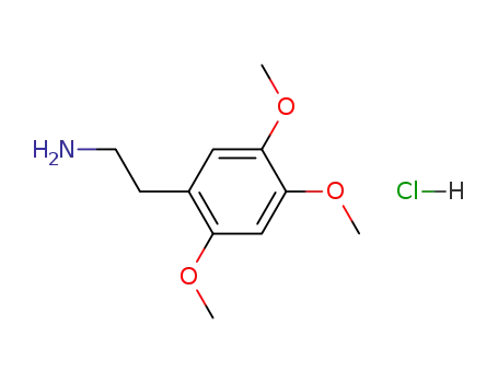 Molecular Structure of 3166-78-7 (2-(2,4,5-trimethoxyphenyl)ethanamine)