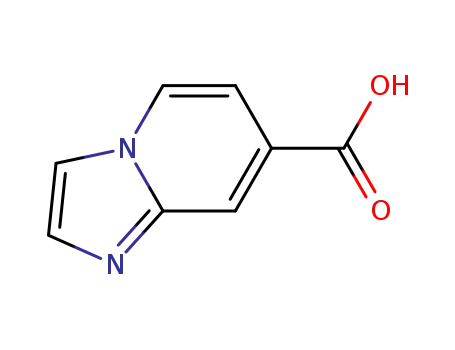 Molecular Structure of 648423-85-2 (Imidazo[1,2-a]pyridine-7-carboxylic acid (9CI))