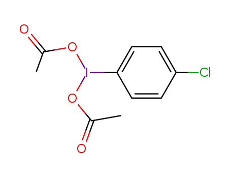 Molecular Structure of 6973-73-5 (bis(acetyloxy)(4-chlorophenyl)-lambda~3~-iodane)