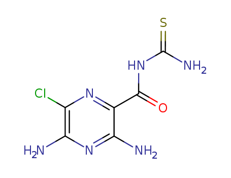3,5-diamino-N-(aminothioxomethyl)-6-chloro-2-Pyrazinecarboxamide