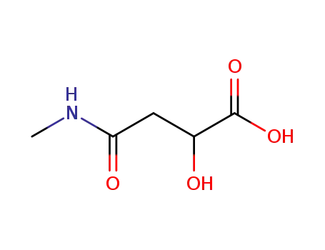 Molecular Structure of 252330-06-6 (malic acid-4-methylamide)