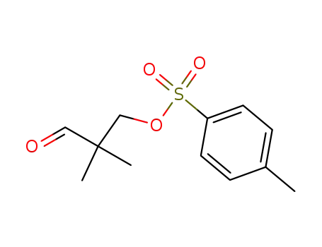 Molecular Structure of 18516-19-3 (Propanal, 2,2-dimethyl-3-[[(4-methylphenyl)sulfonyl]oxy]-)