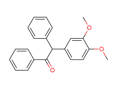 Molecular Structure of 27922-88-9 (Ethanone, 2-(3,4-dimethoxyphenyl)-1,2-diphenyl-)