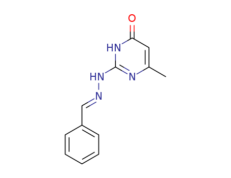 2-((2Z)-2-benzylidenehydrazinyl)-6-methyl-1H-pyrimidin-4-one cas  58010-88-1