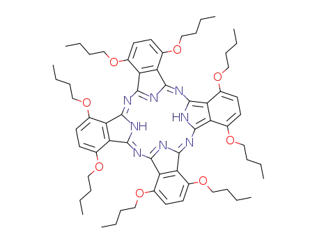 Molecular Structure of 116453-73-7 (1,4,8,11,15,18,22,25-OCTABUTOXY- PHTHALOCYANINE)