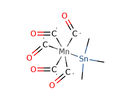 Molecular Structure of 14126-94-4 (Manganese,pentacarbonyl(trimethylstannyl)-, (OC-6-22)-)