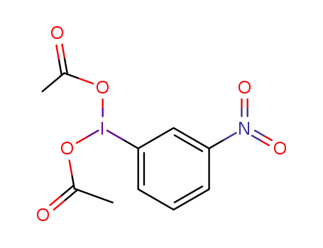 Molecular Structure of 16307-37-2 (bis(acetyloxy)(3-nitrophenyl)-lambda~3~-iodane)