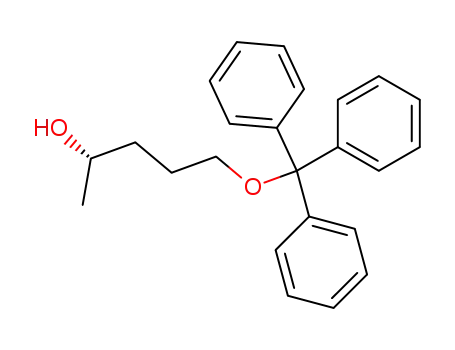 Molecular Structure of 74500-56-4 (2-Pentanol, 5-(triphenylmethoxy)-, (2S)-)