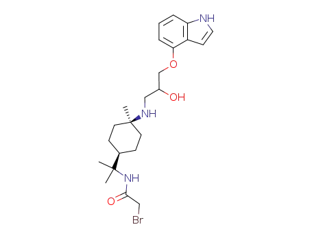 Molecular Structure of 106469-51-6 ((+/-)PINDOBIND)