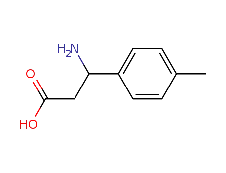 Molecular Structure of 68208-18-4 (3-Amino-3-(4-methylphenyl)propionic acid)