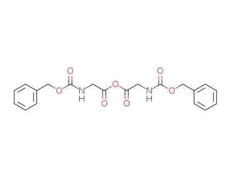 Molecular Structure of 7444-16-8 ({[(benzyloxy)carbonyl]amino}acetic anhydride (non-preferred name))