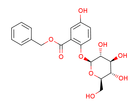 2-(β-D-Glucopyranosyloxy)-5-hydroxybenzoic acid benzyl ester