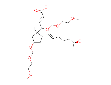 (E)-4-[(1R,2S,4S)-2-((E)-(S)-6-Hydroxy-hept-1-enyl)-4-(2-methoxy-ethoxymethoxy)-cyclopentyl]-4-(2-methoxy-ethoxymethoxy)-but-2-enoic acid