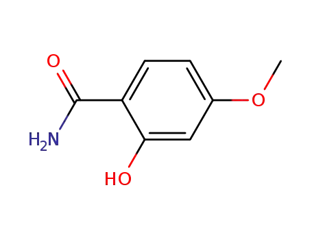 Molecular Structure of 6745-77-3 (4-Methoxysalicylamide)