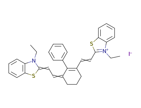 Benzothiazolium, 3-ethyl-2-[2-[3-[2-(3-ethyl-2(3H)-benzothiazolylidene)ethylidene]-2-phenyl-1-cyclohexen-1-yl]ethenyl]-, iodide (1:1)
