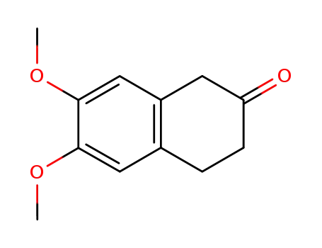 Molecular Structure of 2472-13-1 (6,7-Dimethoxy-2-tetralone)