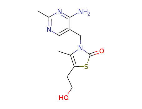 2(3H)-Thiazolone,3-[(4-amino-2-methyl-5-pyrimidinyl)methyl]-5-(2-hydroxyethyl)-4-methyl-