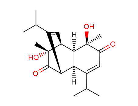 Molecular Structure of 106623-23-8 (3,10-Dihydroxy-5,11-dielMenthadiene-4,9-dione)