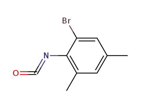 Molecular Structure of 78831-81-9 (2-BROMO-4 6-DIMETHYLPHENYL ISOCYANATE)