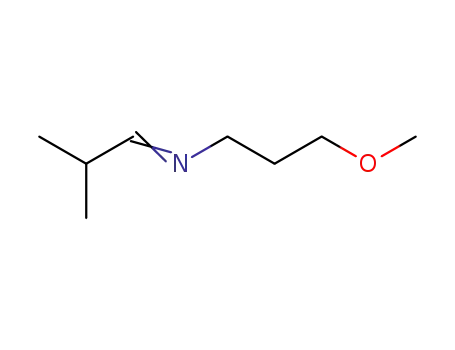 Molecular Structure of 22483-13-2 ((3-Methoxy-propyl)-[2-methyl-prop-(Z)-ylidene]-amine)