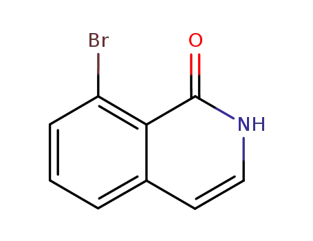 Molecular Structure of 475994-60-6 (8-BROMO-2H-ISOQUINOLIN-1-ONE)