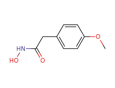Molecular Structure of 2594-06-1 (2-(4-methoxyphenyl)acetohydroxamic acid)