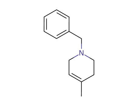 Molecular Structure of 32018-56-7 (1-BENZYL-4-METHYL-1,2,3,6-TETRAHYDRO-PYRIDINE)