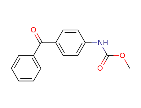 Molecular Structure of 134919-56-5 (Methyl N-(4-benzoylphenyl)carbamate)